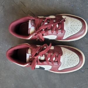 Nike Red and White Sneakers